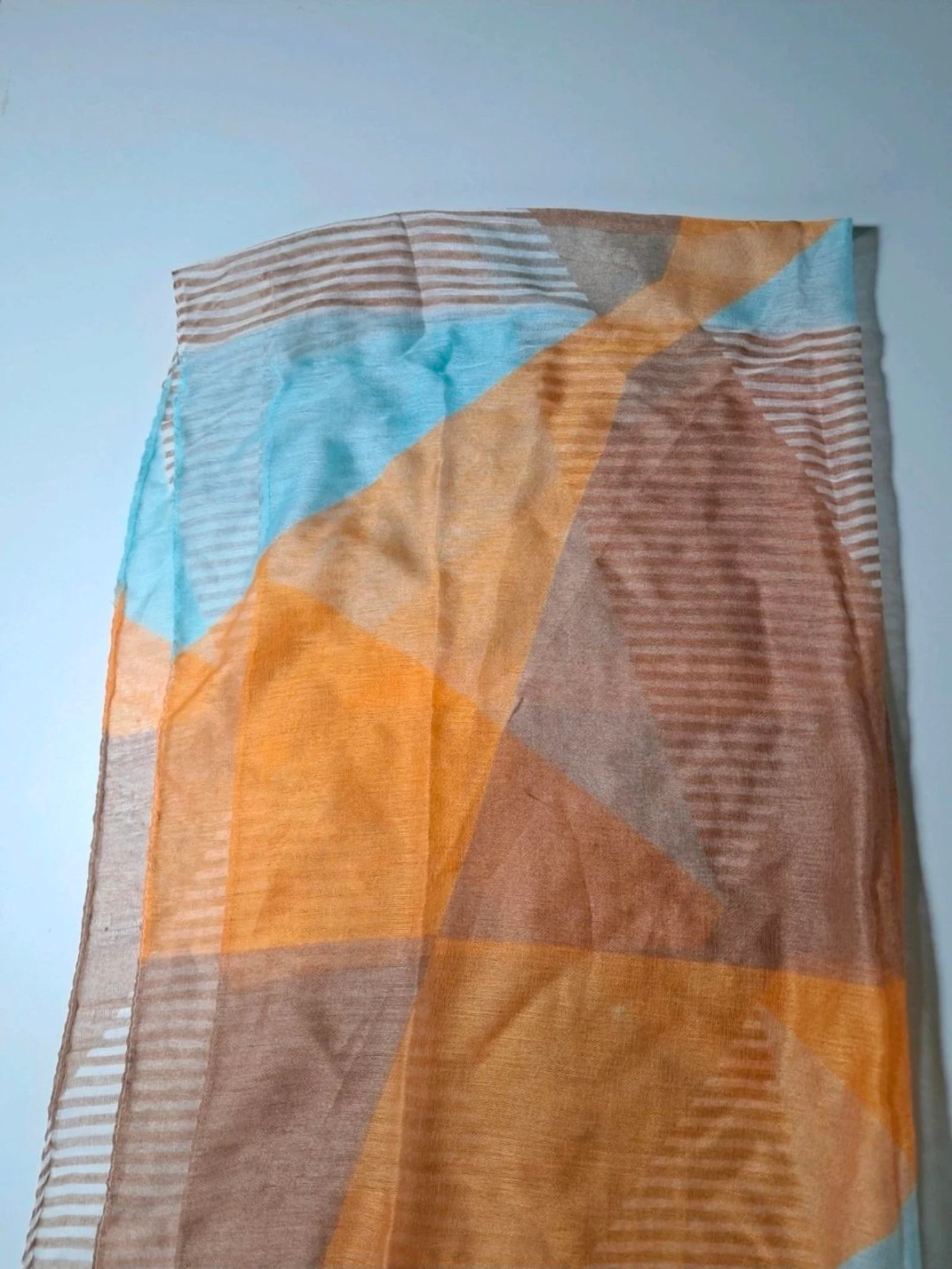 🧣 Lichte sjaal in warme tinten 🧣 – photo 3